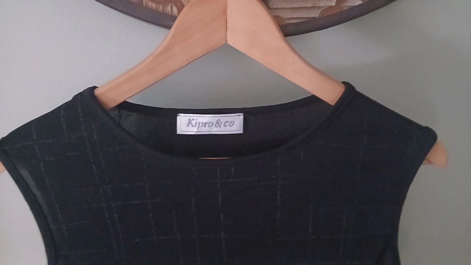 Blusa sin mangas negro plateado Kipro & co – Talla 42 – Fabricado en Francia – photo 2